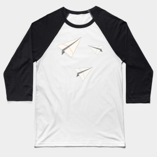 Paper Planes Sticker Pack White Baseball T-Shirt